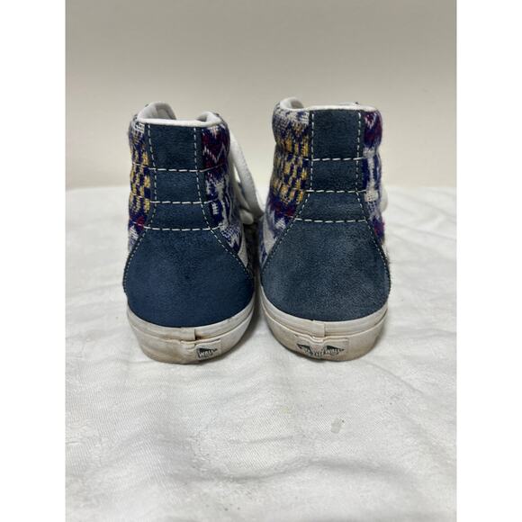 Vans 507698 unisex Aztec Pattern Canvas hi-top skate Sneakers Size W8.5 Men’s 7 - Picture 4 of 9